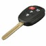 Remote Key Case Shell Buttons Car Blade For TOYOTA Camry Uncut - 3