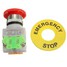 Cap Stop 10A Mushroom Red Emergency Push Button Switch Self Locking - 2