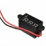 Mini Digital Waterproof Moto 12V Car DC LED Voltmeter - 4