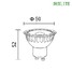 Ac 85-265 V 7w Led Spotlight Warm White Gu10 Cob Mr16 - 6