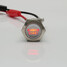 Switch Lighted Push Button 19mm Metal Engine Start Latching 12V LED 5 Colors - 9