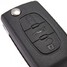 Citroen C2 C3 C5 C4 Key Fob Case Shell 3 Button Flip C6 - 3
