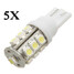 LED Car Indicator Light 5X Interior Bulbs T10 13smd - 1