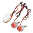 2Pcs LED Lights Lamps Motorcycle Motor Bike Bulbs Strobe Flash Brake Tail Flashing - 12