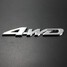 4WD Metal Decal Emblem Badge Adhesive Auto Car Chrome 3D Sticker - 2