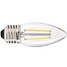 Dimmable E26/e27 Led Filament Bulbs Warm White Cob Decorative C35 Ac 220-240 V - 2