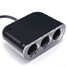 USB Interface Way Car Cigarette Lighter Socket 120W - 2