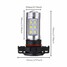 21W H16 Bulbs Fog Daytime Running Light High Power LED White - 4