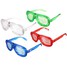 Glasses Flashing Slotted Blinking Costume Party Goggles Glow LED Light Shutter Shades - 4