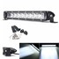 Light Lamp 4WD Offroad Driving Truck 12inch 50W SUV Car Boat LED Work Light Bar - 1