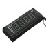 Voltage Meter Digital LED Temperature Thermometer Alarm Display Time 3 in 1 Car - 4