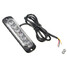 Flashing Car Strobe Light Emergency Lamp Lighting Warning Amber White 18W LED - 6