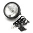 6.5 Inch Cafe Racer Mount Bracket Hi Lo Honda Matte Black Motorcycle Headlight 12V Beam - 2