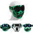 Protect Motorcycle Helmet Lens Green Mask Shield Goggles Full Face Clear Light - 10