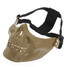 Mask Half Face Motorcycle Ski Skeleton Skull Adjustable Protect - 7