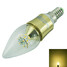 Light 3000k 5w Led Warm White Smd2835 E14 Candle Bulb 220-240v - 1