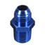 Blue 2inch Fittings AN8 NPT Adapter Adaptor Car Aluminum Alloy - 1