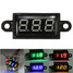 Mini Digital Waterproof Moto 12V Car DC LED Voltmeter - 1