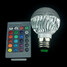 Rgb Led Ac 85-265v Bulb Lamp E27 Lighting Remote Control - 5