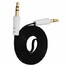 1pcs Flat 3.5mm Male to Male iPhone Noodle AUX Car Stereo Audio Cable Cord - 3
