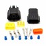 Resistance Water 3 Pin Connector Plug Set Waterproof Electrical Wire Car Cable - 2