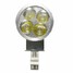 Day Truck Van 6000K LED Light Spotlight 12W Headlamp Motorcycle Scooter Car Chrome 2Pcs - 2