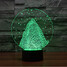 Led Night Light Touch Dimming Novelty Lighting Colorful 100 3d Snow Christmas Light - 3
