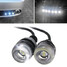 Daytime Running Fog Up Car Back 18MM 3LED LED Eagle Eye Lamp White Light - 1