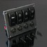 Marine Car Boat Waterproof Motor RV 4 Gang LED Rocker Switch Panel Circuit - 5