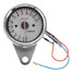 12V Universal Motorcycle Gauge LED Tachometer Speedometer Stainless Steel Tacho - 4