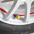 Smiling Gas Nozzle Cover Stem Valve Caps Tire Pack Face Four Universal - 3