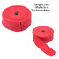 15M Turbo Manifold Exhaust Header Pipe Insulation Shields Red Wrap Heat - 7