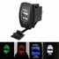 12-24V LED Light USB Charger 2 Port Backlit 3.1A Rocker Switch Panel Dual - 1