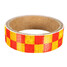 Color Chequer Roll Signal 25mm 1M Warning Caution Reflective Sticker Dual - 6