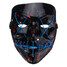 Light Different Black Fancy LED Face Creepy Colors Mask Toys Costume Party Halloween - 3