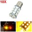 Tail Bulb Yellow LED Car Turn Signal Light 21W 5050 27SMD 10pcs 12V Lamp Reverse - 1