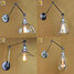 Telescopic Wall Lamp Chrome Glass Retro - 2