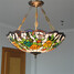 Dining Room Retro Glass Inch Fixture Light Pendant Lights Living Room Tiffany - 2