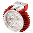 Gold Universal Red Silver 3000LM Waterproof 30W Blue Headlamp 12-24V Motorcycle LED Headlight - 6