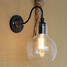 Wrought Iron Restaurant Modern Adornment Wall Lamp Glass - 1