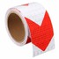 Warning Safety 20CM 5cm Red White Night Reflective Arrow 10cm Sticker Strips Traffic - 5