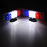 2 X LED Flashing Light Blue White Red Warning Motorcycle Electric Cars - 4