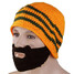 Warm Ski Knitted Beard Winter Hat Mask Cap - 2