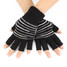 Motorcycle USB 5V Half Finger Gloves Removable Warmer Heated - 5