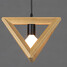 Kitchen Pendant Simple Modern Hallway Balcony Dining Room Lamps Wooden Pendant Lamp - 1