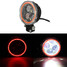Hi Lo 12V Round LED RGB 9V-30V Spot Headlight Work Light Beam Halo Angel - 3