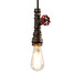 Industrial Chandelier Fixture Creative Retro Pipes Restaurant Bar - 1