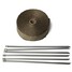Pipe Titanium Glass Ties Fiber Wrap Tape With 6 Exhaust Heat Insulation Stainless - 4