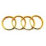 4pcs Audi A3 Decoration Modification Vent Air Conditioning Steel Cars Ring - 8
