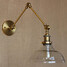 Bronze Glass Loft Style Ikea Cafe Designer Decorative Wall Lamp Modern Lamp - 1